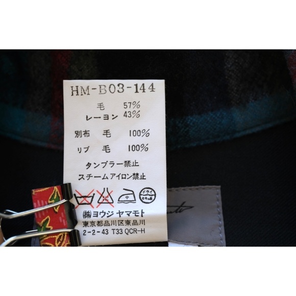 Yohji Yamamoto - AW02 Wool Flannel Dual-Zip Plaid Shirt Jacket - Picture 11 of 15